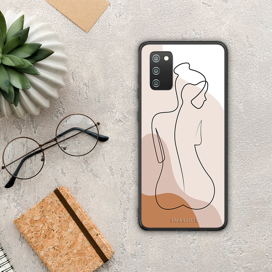 LineArt Woman - Samsung Galaxy A02s / M02s / F02s θήκη