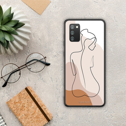 LineArt Woman - Samsung Galaxy A02s / M02s / F02s θήκη