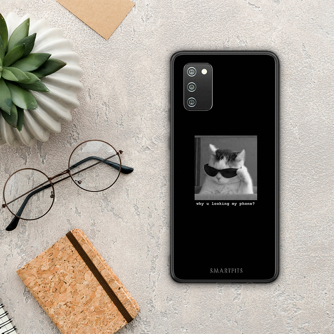 Meme Cat - Samsung Galaxy A02s / M02s / F02s θήκη