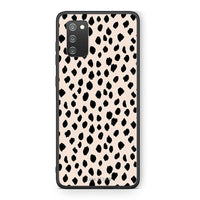 Thumbnail for Samsung A02s New Polka Dots θήκη από τη Smartfits με σχέδιο στο πίσω μέρος και μαύρο περίβλημα | Smartphone case with colorful back and black bezels by Smartfits