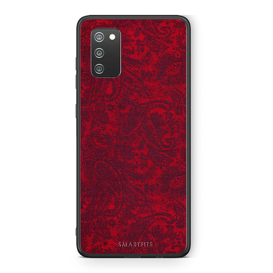 Samsung A02s Paisley Cashmere θήκη από τη Smartfits με σχέδιο στο πίσω μέρος και μαύρο περίβλημα | Smartphone case with colorful back and black bezels by Smartfits