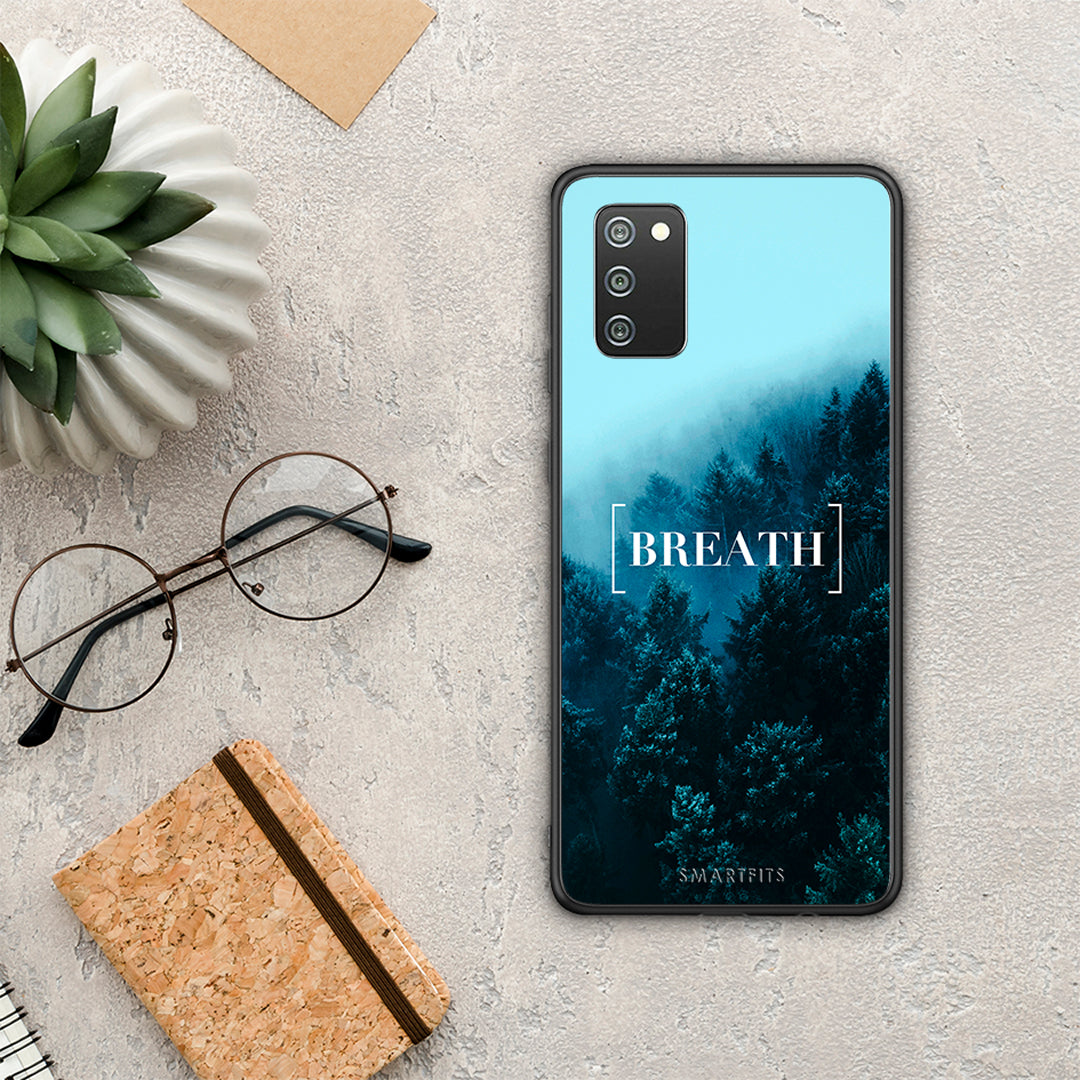 Quote Breath - Samsung Galaxy A02s / M02s / F02s θήκη