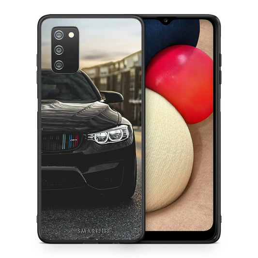 Θήκη Samsung A02s M3 Racing από τη Smartfits με σχέδιο στο πίσω μέρος και μαύρο περίβλημα | Samsung A02s M3 Racing case with colorful back and black bezels
