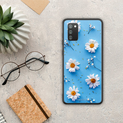 Real Daisies - Samsung Galaxy A02s / M02s / F02s θήκη