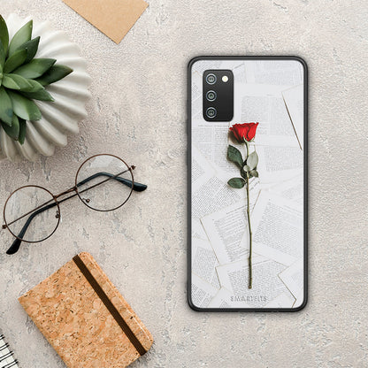 Red Rose - Samsung Galaxy A02s / M02s / F02s θήκη