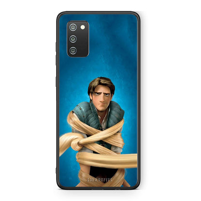 Samsung A02s Tangled 1 Θήκη Αγίου Βαλεντίνου από τη Smartfits με σχέδιο στο πίσω μέρος και μαύρο περίβλημα | Smartphone case with colorful back and black bezels by Smartfits