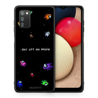 Thumbnail for Θήκη Samsung A02s AFK Text από τη Smartfits με σχέδιο στο πίσω μέρος και μαύρο περίβλημα | Samsung A02s AFK Text case with colorful back and black bezels