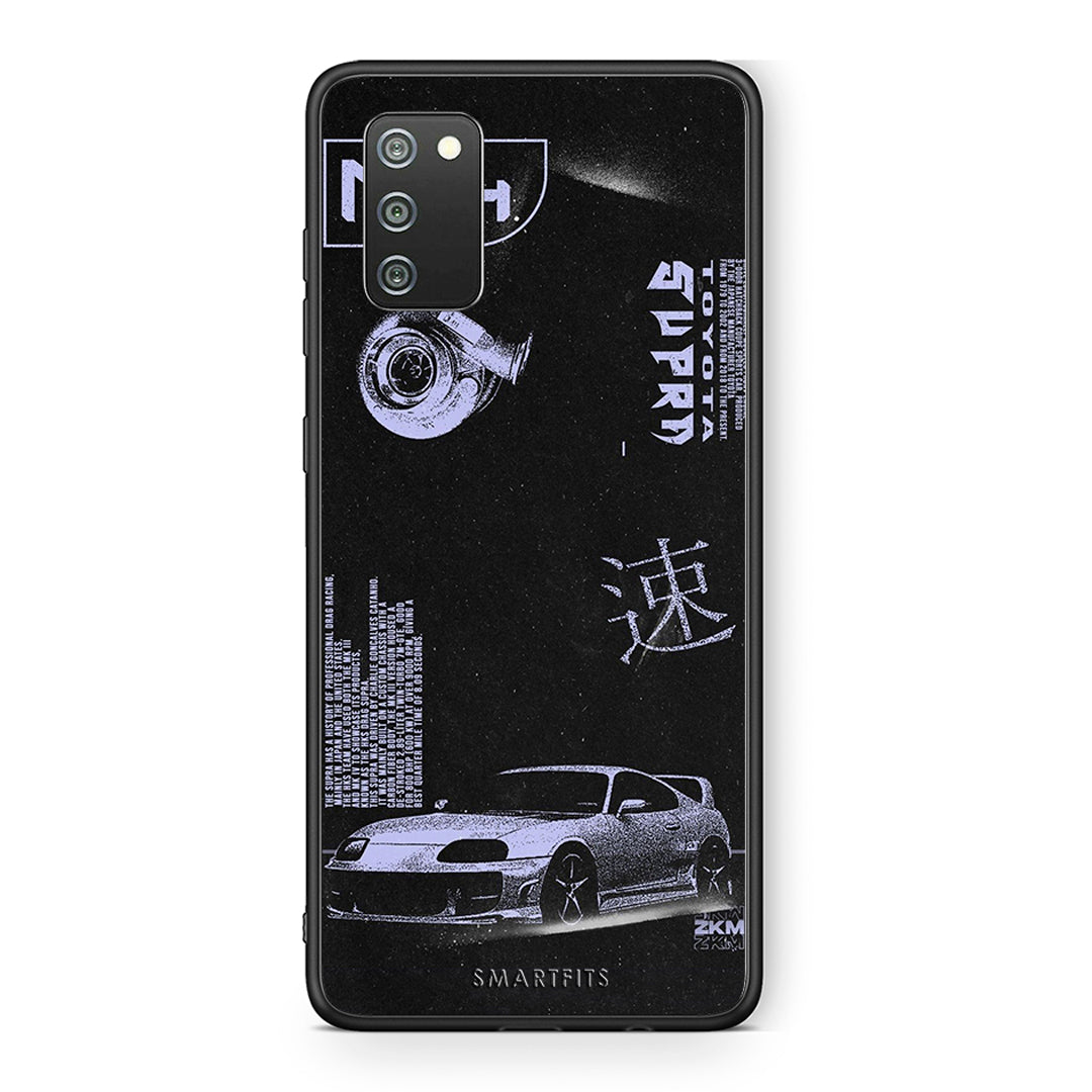Samsung A02s Tokyo Drift Θήκη Αγίου Βαλεντίνου από τη Smartfits με σχέδιο στο πίσω μέρος και μαύρο περίβλημα | Smartphone case with colorful back and black bezels by Smartfits