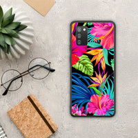 Thumbnail for Tropical Flowers - Samsung Galaxy A02s / M02s / F02s θήκη
