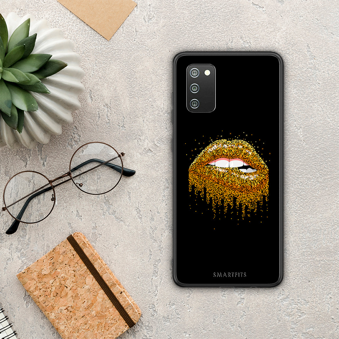 Valentine Golden - Samsung Galaxy A02s / M02s / F02s θήκη