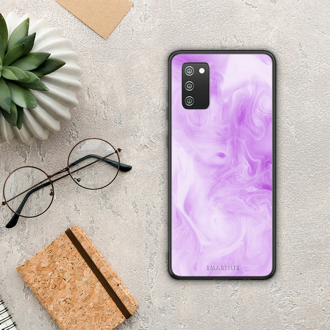 Watercolor Lavender - Samsung Galaxy A02s / M02s / F02s θήκη