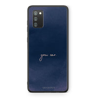 Thumbnail for Samsung A02s You Can θήκη από τη Smartfits με σχέδιο στο πίσω μέρος και μαύρο περίβλημα | Smartphone case with colorful back and black bezels by Smartfits