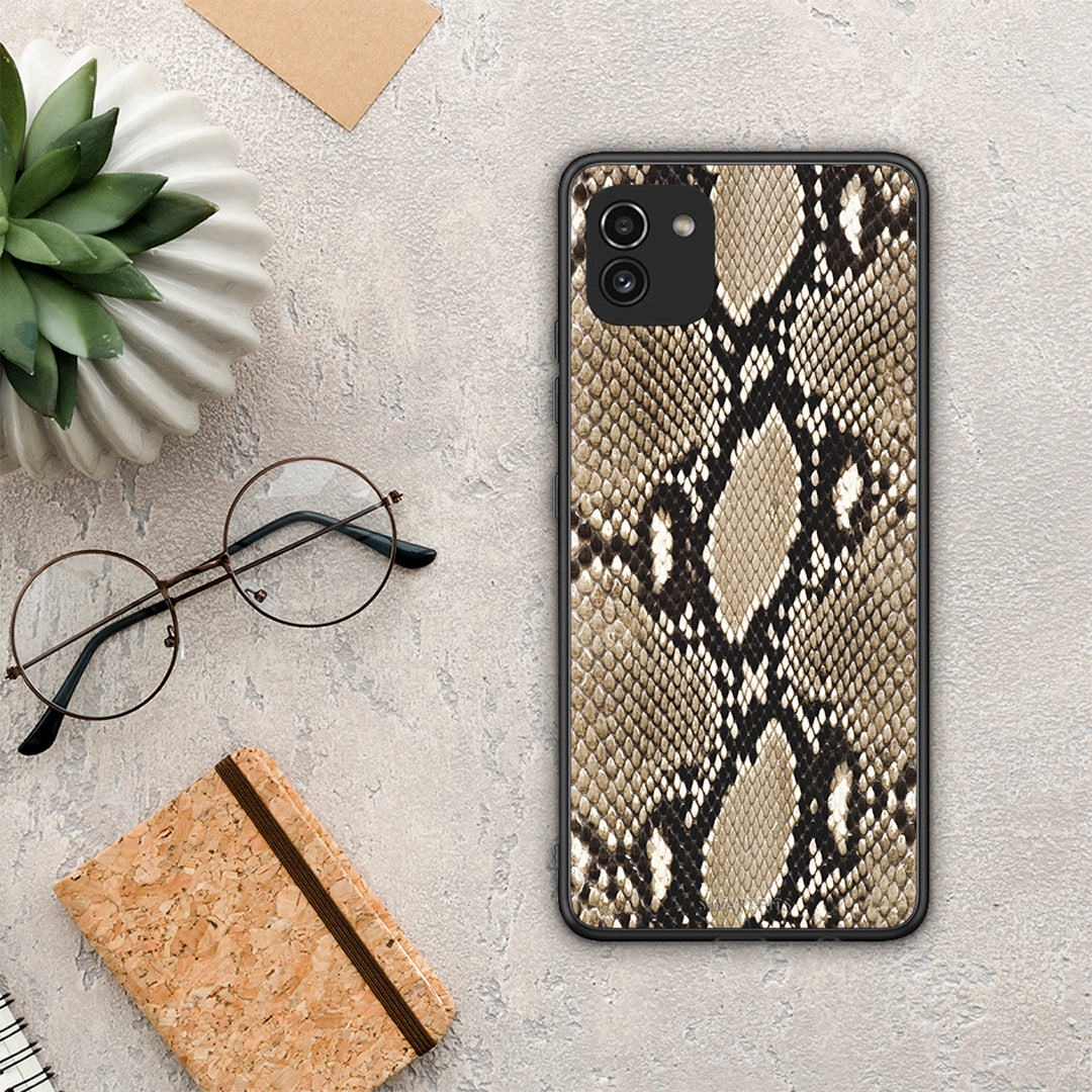 Animal Fashion Snake - Samsung Galaxy A03 θήκη