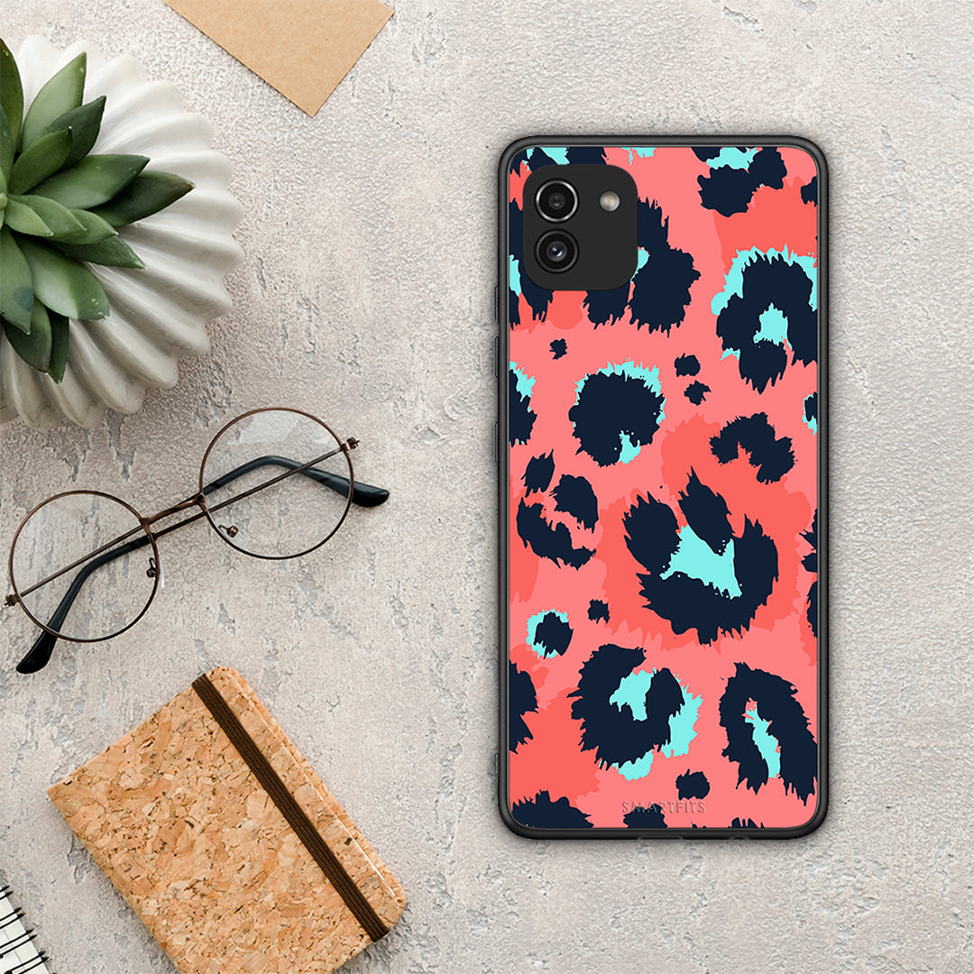 Animal Pink Leopard - Samsung Galaxy A03 θήκη