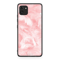 Thumbnail for 33 - Samsung A03 Pink Feather Boho case, cover, bumper