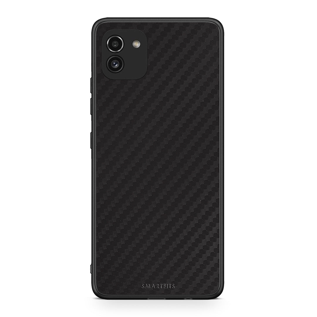 Samsung A03 Carbon Black θήκη από τη Smartfits με σχέδιο στο πίσω μέρος και μαύρο περίβλημα | Smartphone case with colorful back and black bezels by Smartfits