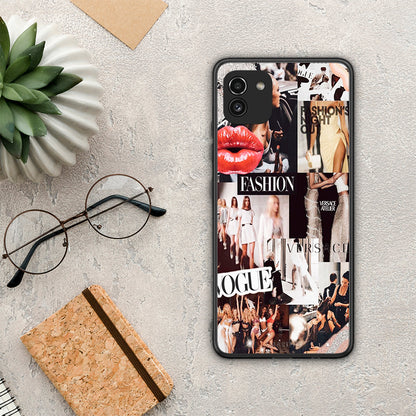 Collage Fashion - Samsung Galaxy A03 θήκη