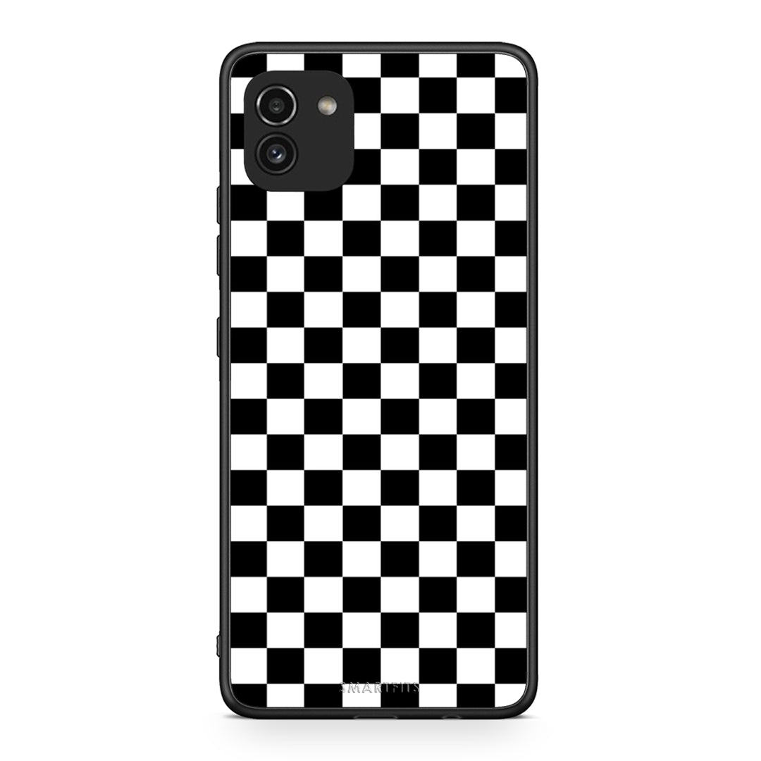 4 - Samsung A03 Squares Geometric case, cover, bumper