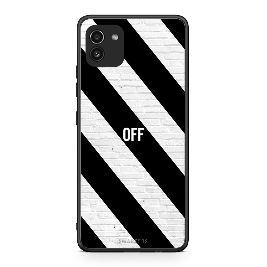 Samsung A03 Get Off θήκη από τη Smartfits με σχέδιο στο πίσω μέρος και μαύρο περίβλημα | Smartphone case with colorful back and black bezels by Smartfits
