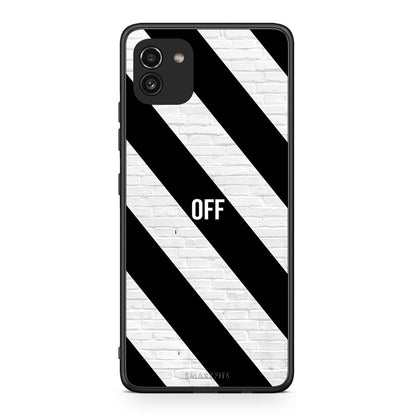 Samsung A03 Get Off θήκη από τη Smartfits με σχέδιο στο πίσω μέρος και μαύρο περίβλημα | Smartphone case with colorful back and black bezels by Smartfits