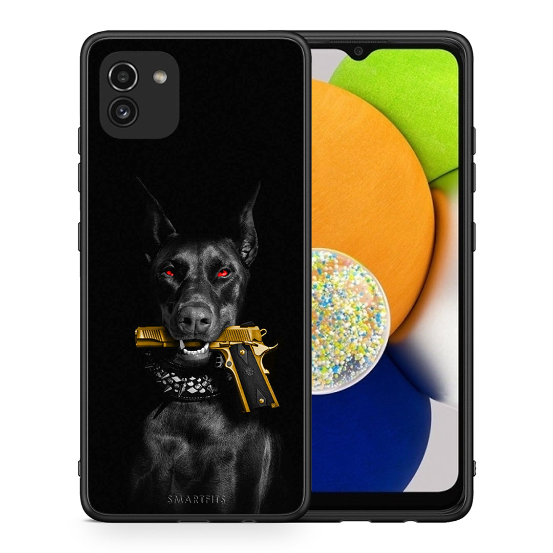 Golden Gun - Samsung Galaxy A03 θήκη