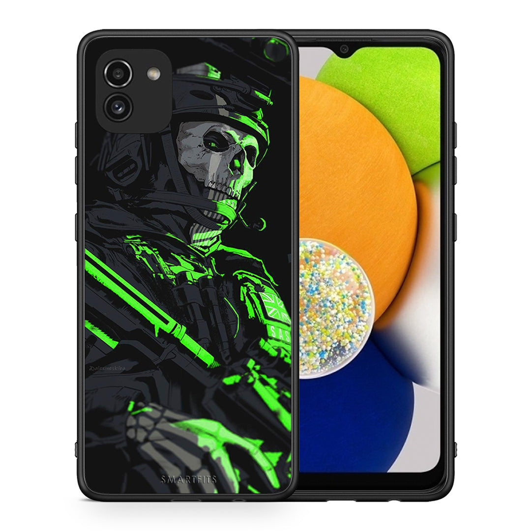 Green Soldier - Samsung Galaxy A03 θήκη