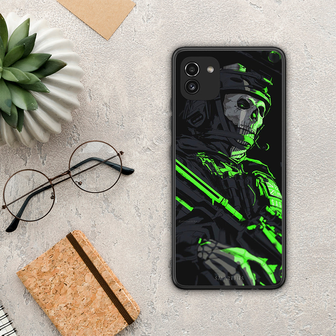 Green Soldier - Samsung Galaxy A03 θήκη