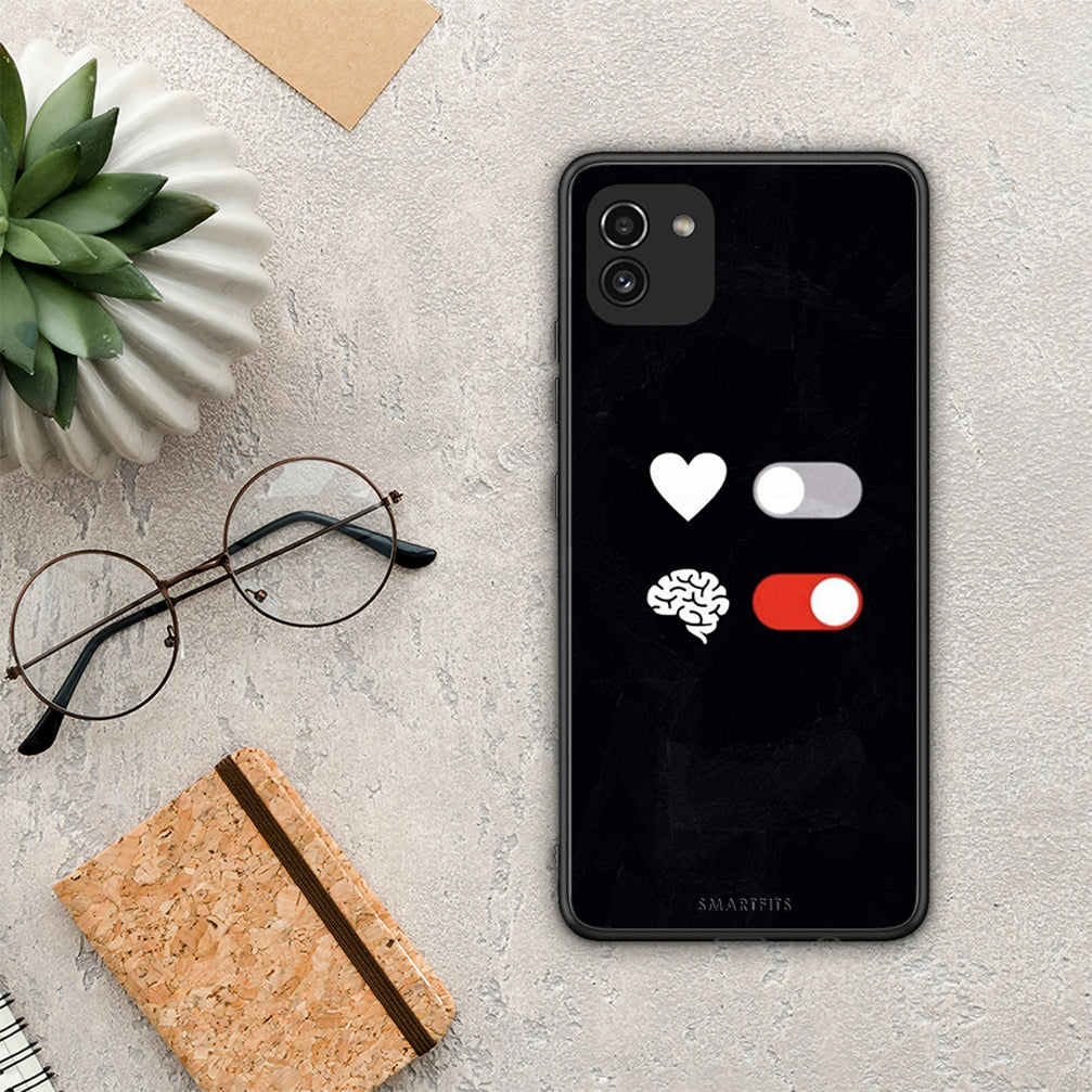 Heart Vs Brain - Samsung Galaxy A03 θήκη