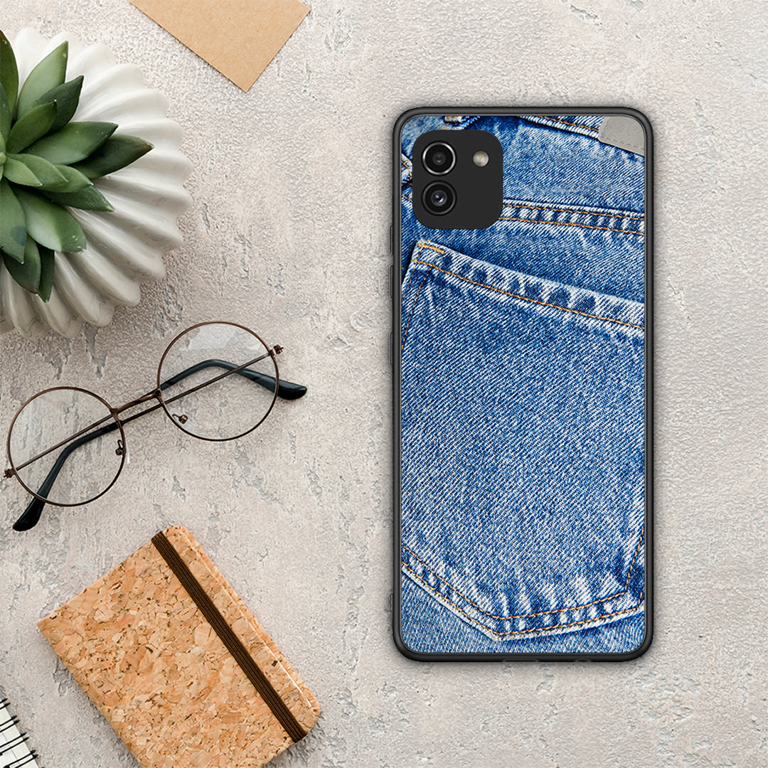 Jeans Pocket - Samsung Galaxy A03 θήκη