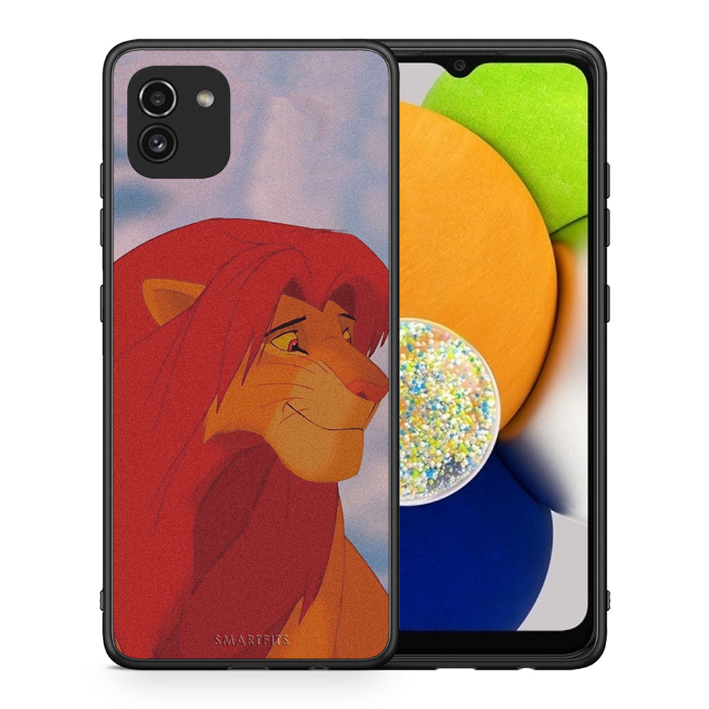 Lion Love 1 - Samsung Galaxy A03 θήκη