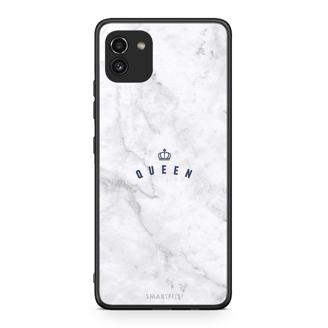 4 - Samsung A03 Queen Marble case, cover, bumper