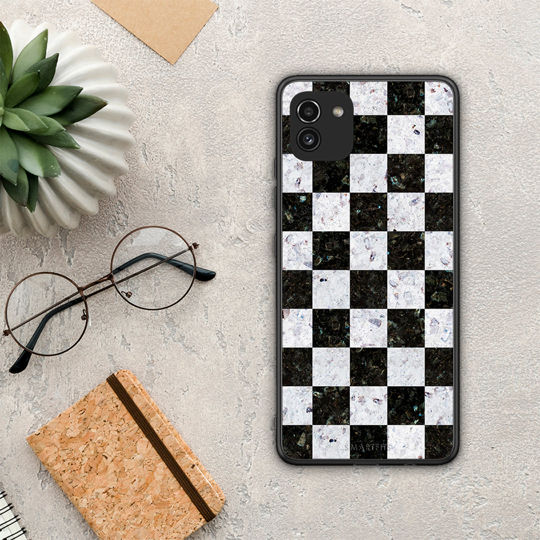 Marble Square Geometric - Samsung Galaxy A03 θήκη