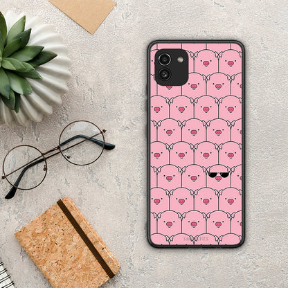 Pig Glasses - Samsung Galaxy A03 θήκη
