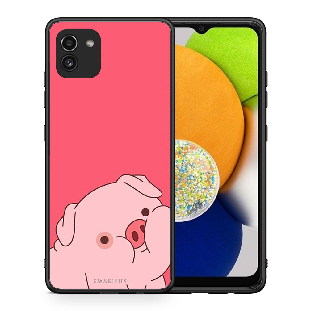 Pig Love 1 - Samsung Galaxy A03 θήκη