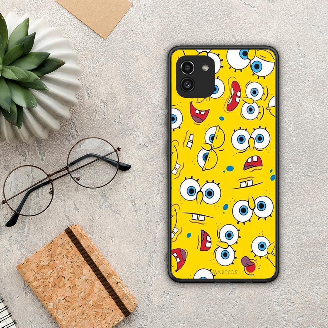 PopArt Sponge - Samsung Galaxy A03 θήκη
