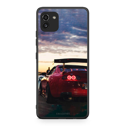 Samsung A03 Racing Supra θήκη από τη Smartfits με σχέδιο στο πίσω μέρος και μαύρο περίβλημα | Smartphone case with colorful back and black bezels by Smartfits