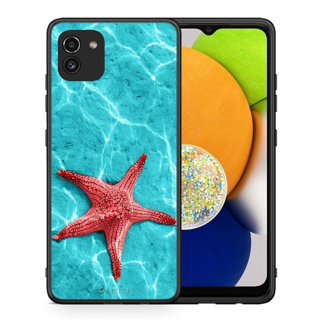 Red Starfish - Samsung Galaxy A03 θήκη