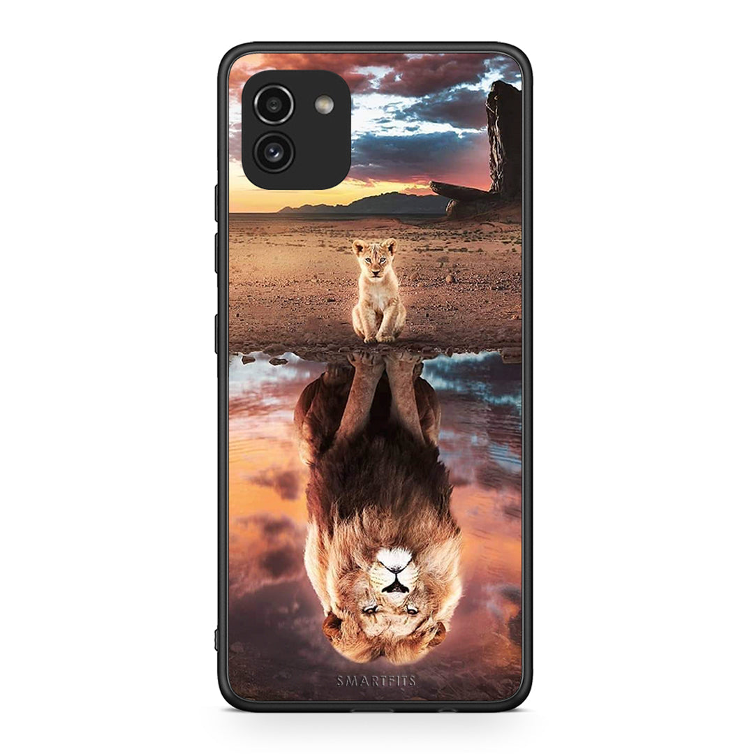 Samsung A03 Sunset Dreams Θήκη Αγίου Βαλεντίνου από τη Smartfits με σχέδιο στο πίσω μέρος και μαύρο περίβλημα | Smartphone case with colorful back and black bezels by Smartfits