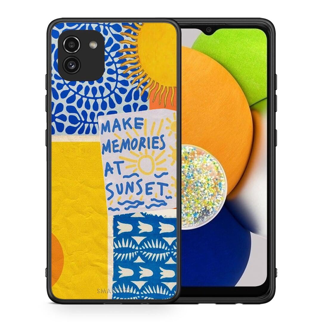 Sunset Memories - Samsung Galaxy A03 θήκη