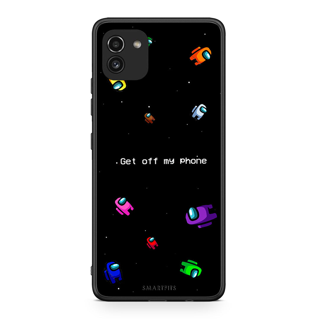 4 - Samsung A03 AFK Text case, cover, bumper
