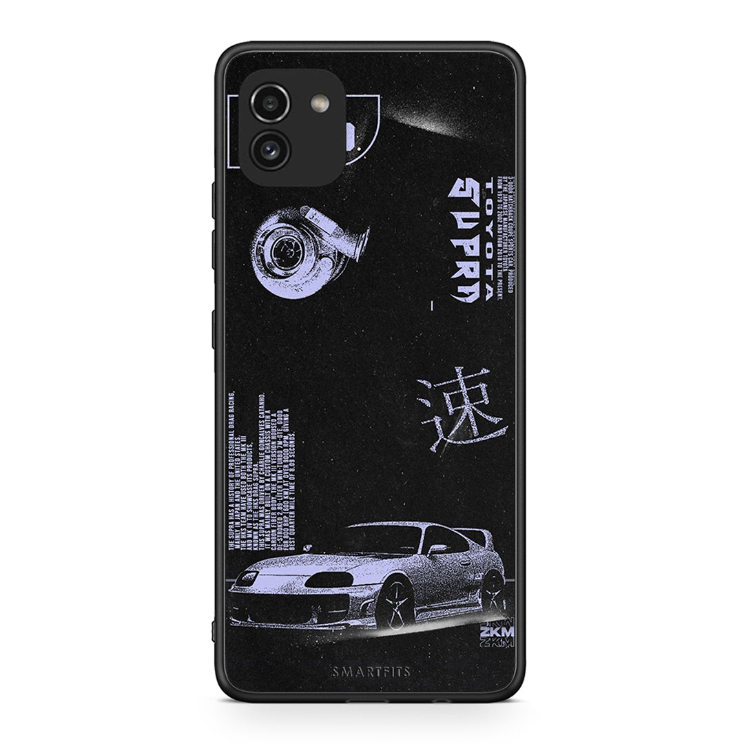 Samsung A03 Tokyo Drift Θήκη Αγίου Βαλεντίνου από τη Smartfits με σχέδιο στο πίσω μέρος και μαύρο περίβλημα | Smartphone case with colorful back and black bezels by Smartfits