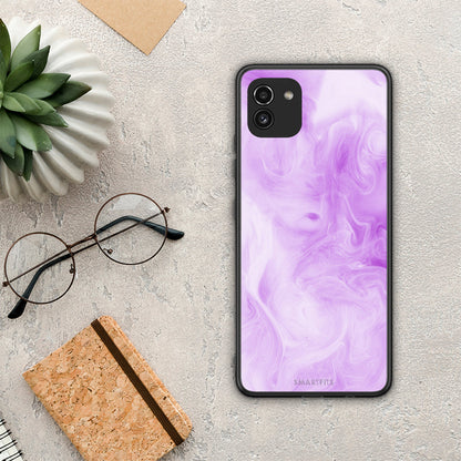 Watercolor Lavender - Samsung Galaxy A03 θήκη