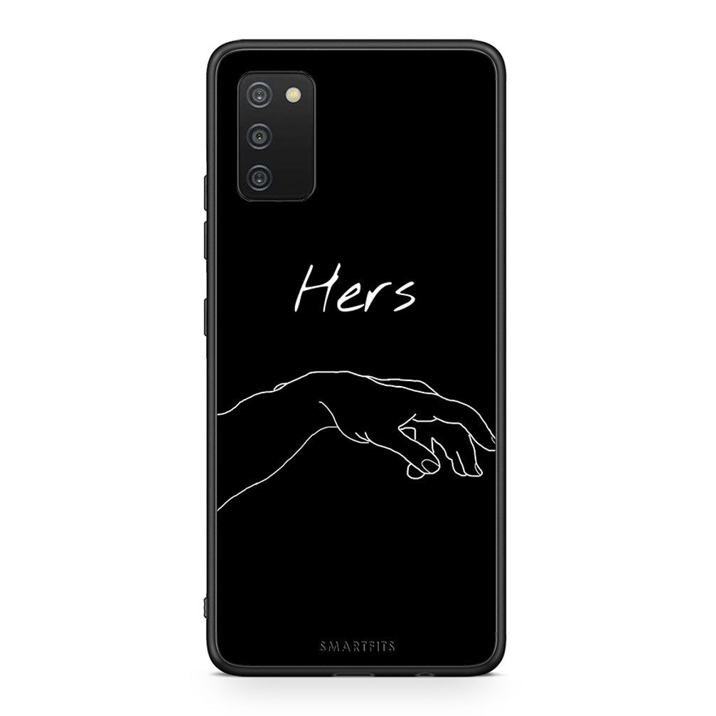 Samsung A03s Aeshetic Love 1 Θήκη Αγίου Βαλεντίνου από τη Smartfits με σχέδιο στο πίσω μέρος και μαύρο περίβλημα | Smartphone case with colorful back and black bezels by Smartfits