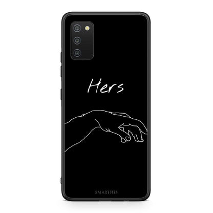 Samsung A03s Aeshetic Love 1 Θήκη Αγίου Βαλεντίνου από τη Smartfits με σχέδιο στο πίσω μέρος και μαύρο περίβλημα | Smartphone case with colorful back and black bezels by Smartfits