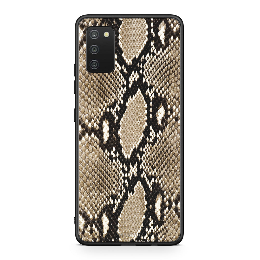 23 - Samsung A03s Fashion Snake Animal case, cover, bumper