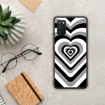 Black Hearts - Samsung Galaxy A03s θήκη