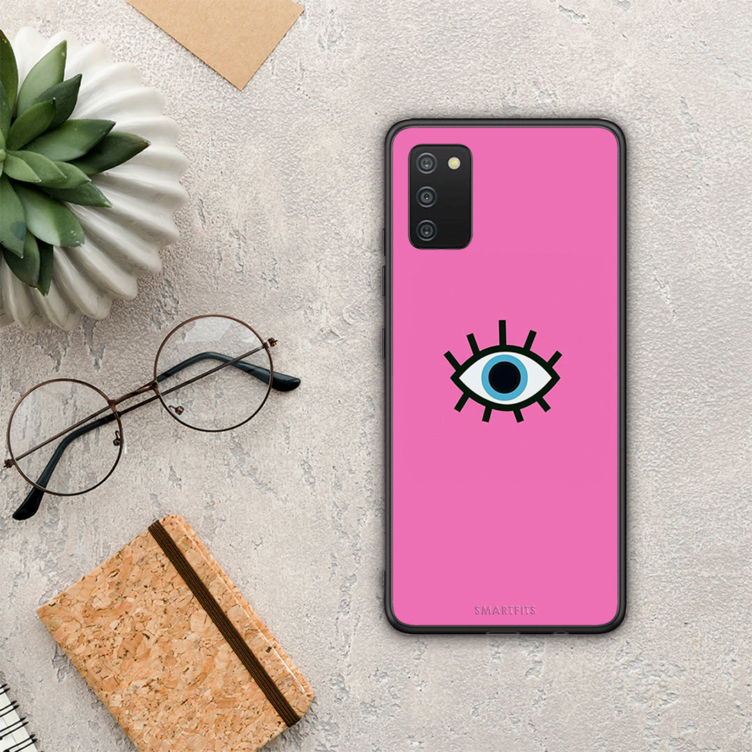 Blue Eye Pink - Samsung Galaxy A03s θήκη