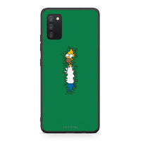 Thumbnail for Samsung A03s Bush Man Θήκη Αγίου Βαλεντίνου από τη Smartfits με σχέδιο στο πίσω μέρος και μαύρο περίβλημα | Smartphone case with colorful back and black bezels by Smartfits
