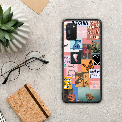 Collage Bitchin - Samsung Galaxy A03s θήκη