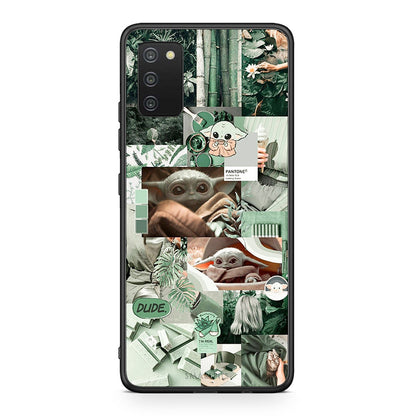 Samsung A03s Collage Dude Θήκη Αγίου Βαλεντίνου από τη Smartfits με σχέδιο στο πίσω μέρος και μαύρο περίβλημα | Smartphone case with colorful back and black bezels by Smartfits